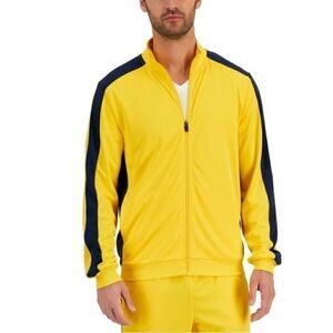 New ID IDEOLOGY
Men's Regular-Fit Moisture-Wicking Knit Jacket,  lemon/ navy s